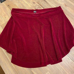 Bullet Pointe skirt, cranberry, size large / L